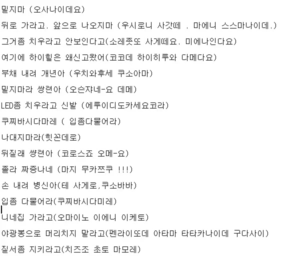 콘서트 가는 아이돌팬들이 알면 좋은 일본어 회화 | 인스티즈