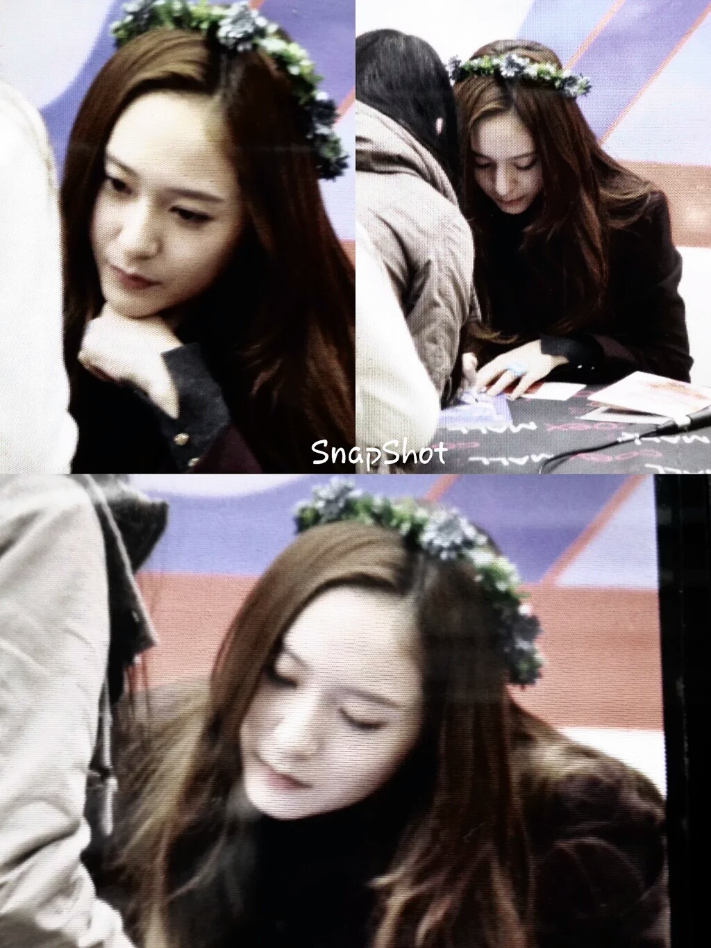 팬들 죽이는 크리스탈 팬싸 싸인들(feat. 화관, 미키) | 인스티즈