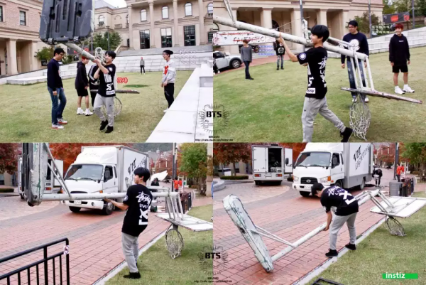 두 그룹의 남돌이 팔씨름하면 누구하나 골절각 | 인스티즈