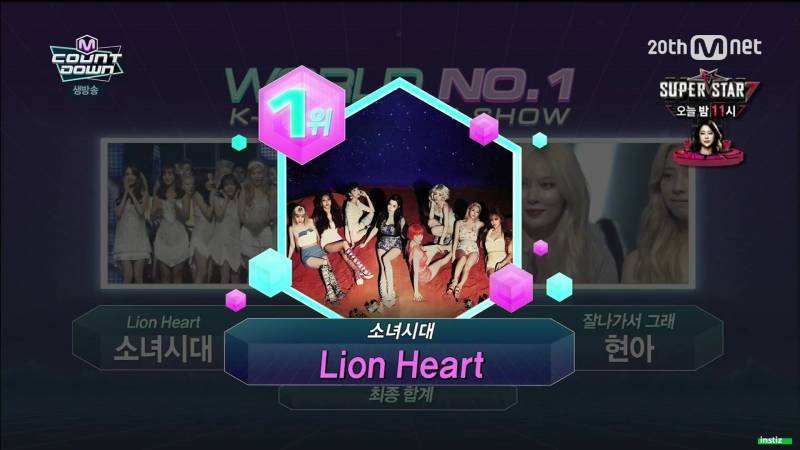 [엠카150903] 소녀시대(少女時代, SNSD) - 이 주의 MCD 1위 수상 소감+앵콜 | 인스티즈