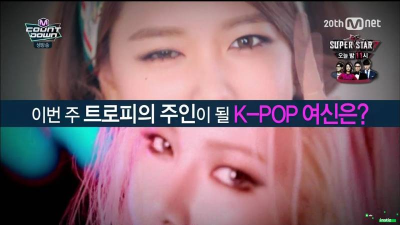 [엠카150910] 뱀뱀+Key+정신+Jr. - 오프닝+이 주의 MCD 1위 후보 (소녀시대 vs 현아) | 인스티즈