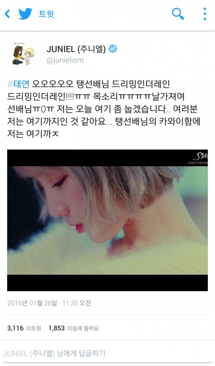 소녀시대 팬들 사이에서 유명한 주니엘.jpg | 인스티즈