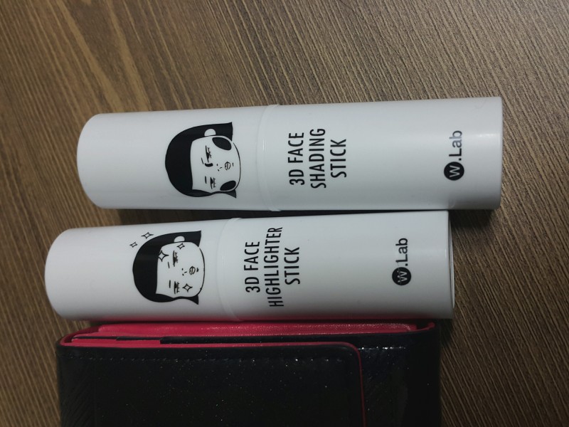 더블유랩 3D 페이스 하이라이터/쉐딩 스틱 세트 팔아요 *♡* | 인스티즈