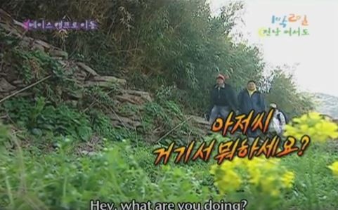 1박 2일 시즌 1 복습 중 - 아저씨 거기서 뭐하세요? | 인스티즈