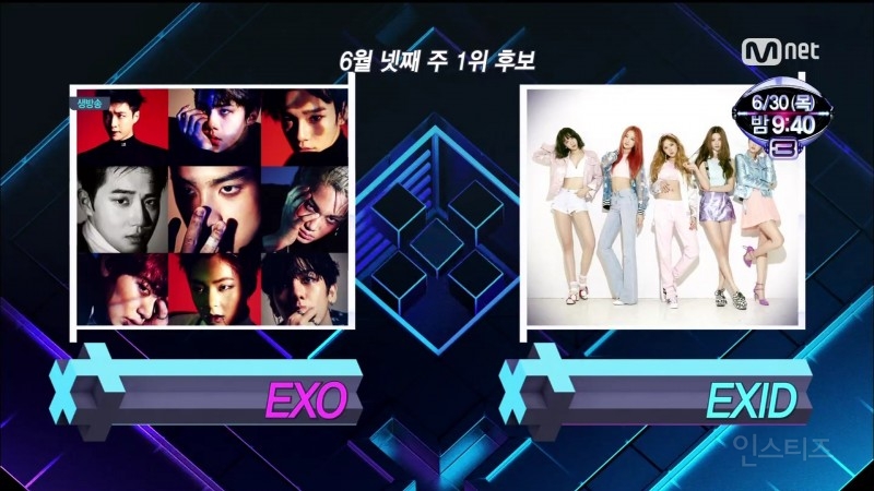 [엠카160623] 민혁+채연+기현 - 오프닝+이 주의 MCD 1위 후보 | 인스티즈