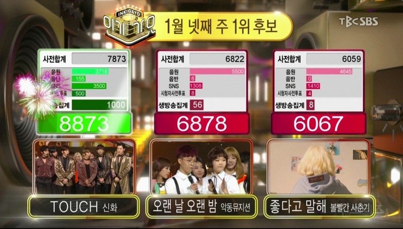 [인가170122] 신화 - 이 주의 인가차트 1위 수상 소감+앵콜 | 인스티즈