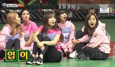 아육대 여자 아이돌 육상 유체이탈 편집 | 인스티즈