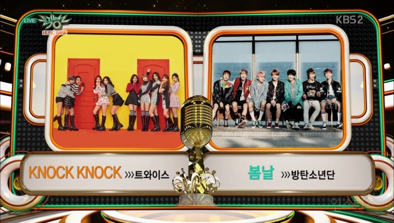 [뮤뱅170303] 마크+솔빈 - 오프닝+이 주의 K-Chart 1위 후보 (트와이스 v s방탄소년단) | 인스티즈