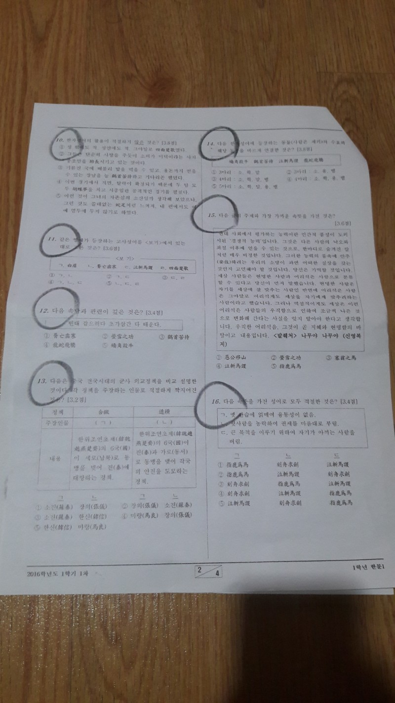 한문 난이도좀 봐죵... | 인스티즈