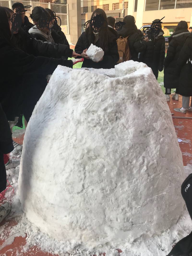 우리학교 애들 이글루 만들었엌ㅋㅋㅋ | 인스티즈