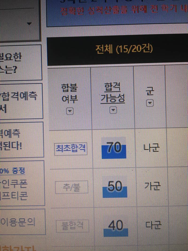 정시 지원 어떻게 할지 봐줄 익? | 인스티즈