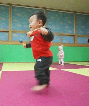 하루종일 강냉이 만개 신나보였던 운동하는 대박이^^ | 인스티즈