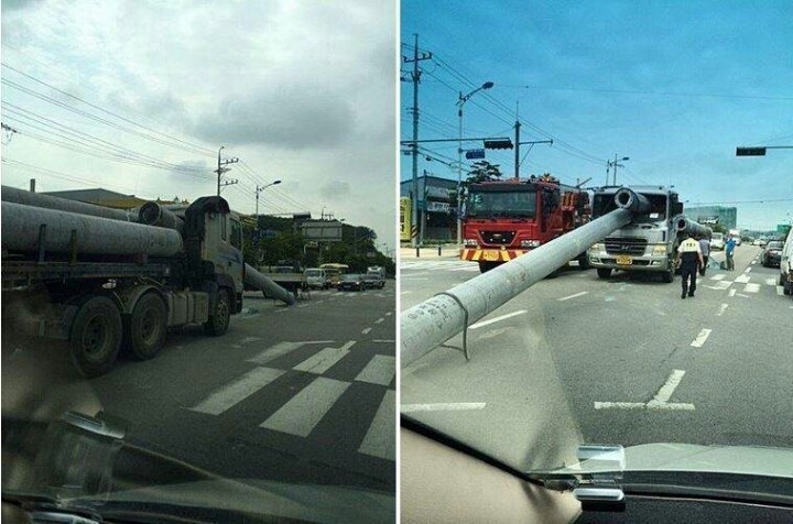 화물차들이 급정거를 하면 안되는 이유 | 인스티즈