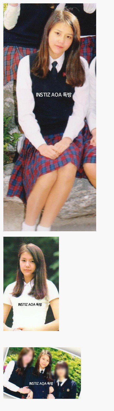 걸그룹 aoa 멤버들 소속사 fnc 입사전 과거사진모음.jpg | 인스티즈