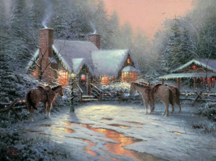 따뜻하고 포근한 크리스마스 유화 모음 | 인스티즈