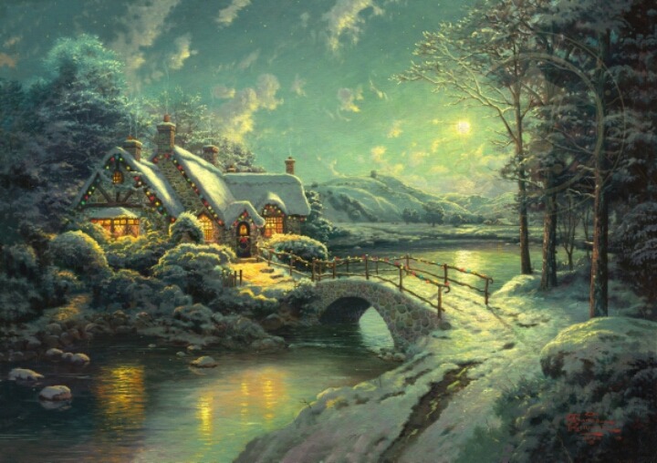 따뜻하고 포근한 크리스마스 유화 모음 | 인스티즈