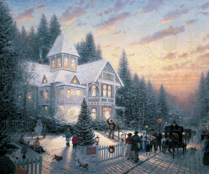 따뜻하고 포근한 크리스마스 유화 모음 | 인스티즈