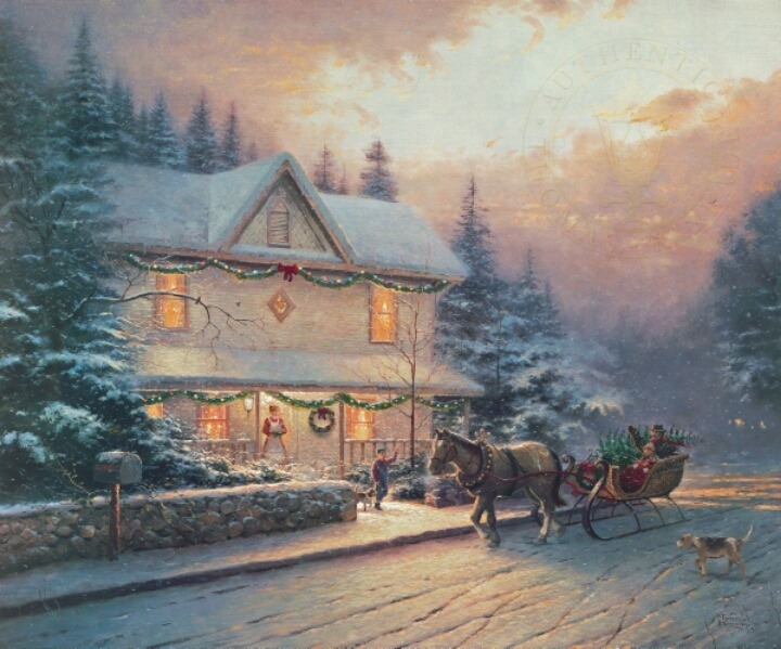 따뜻하고 포근한 크리스마스 유화 모음 | 인스티즈