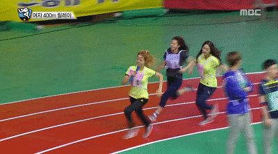 [아육대] 여자 400m 계주 릴레이 결승전 | 인스티즈