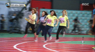 [아육대] 여자 400m 계주 릴레이 결승전 | 인스티즈