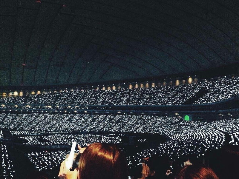 오늘자 엑소 도쿄돔 관객석 | 인스티즈