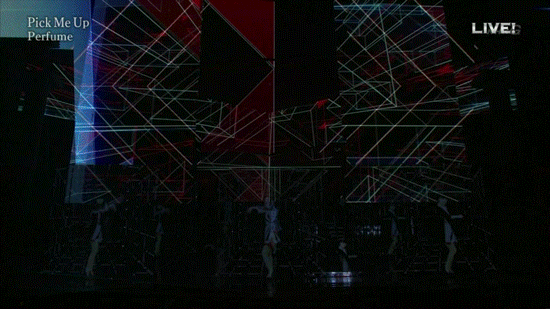 어제자 홍백가합전 perfume무대연출 gif | 인스티즈