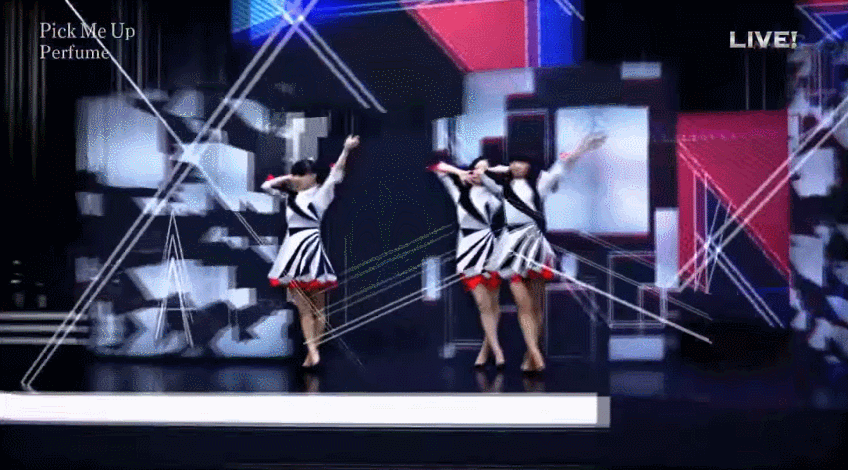 어제자 홍백가합전 perfume무대연출 gif | 인스티즈