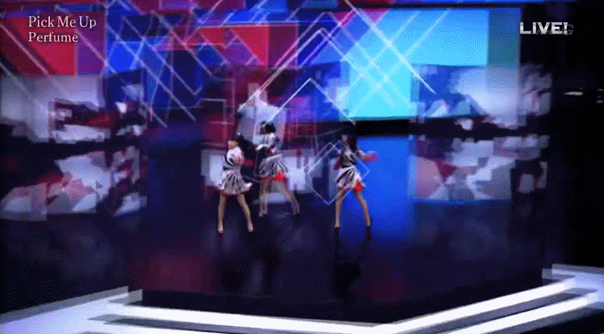 어제자 홍백가합전 perfume무대연출 gif | 인스티즈