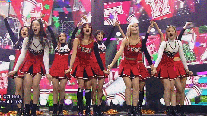 160110 인기가요 서울서울한 트와이스 움짤 | 인스티즈