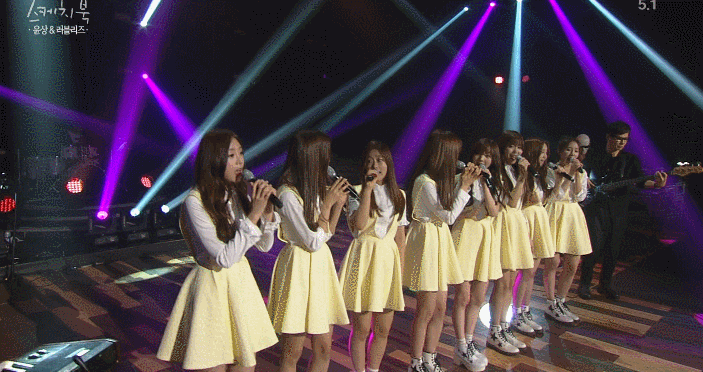 151031 유희열의 스케치북 러블리즈 달리기 무대 움짤 및 영상 | 인스티즈