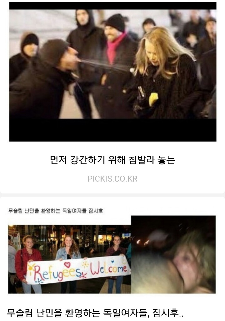 난민들에게 끌려가는 독일 여성 ㅎㄷㄷ... | 인스티즈