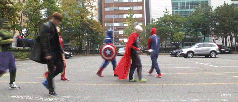 갓세븐) 151023 뮤직뱅크 출근하는 어벤져스 | 인스티즈