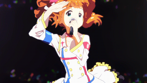 아이돌 애니 무대 비교.gif | 인스티즈