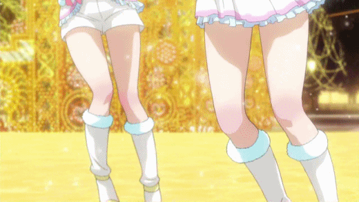 아이돌 애니 무대 비교.gif | 인스티즈