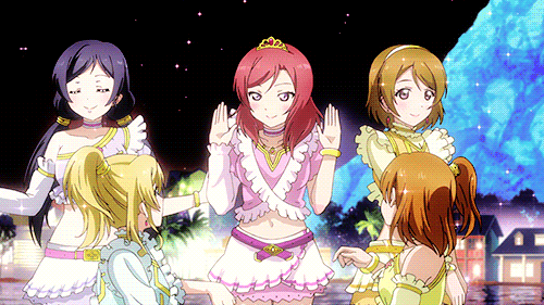 아이돌 애니 무대 비교.gif | 인스티즈