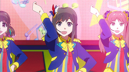 아이돌 애니 무대 비교.gif | 인스티즈