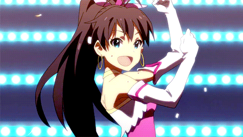 아이돌 애니 무대 비교.gif | 인스티즈