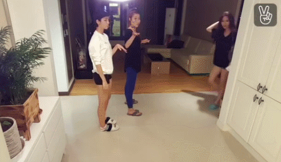 걸스데이 숙소에서 모습 | 인스티즈