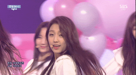 러블리즈-안녕(Hi) 움짤 및 무대영상 교차편집버전 | 인스티즈