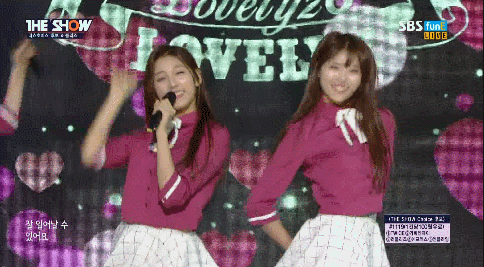 151110 SBS 더쇼 러블리즈 Ah-Choo 무대 움짤 및 영상 | 인스티즈