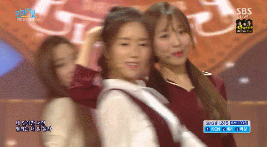 151004 sbs인기가요 러블리즈 Hug Me 무대 움짤 | 인스티즈