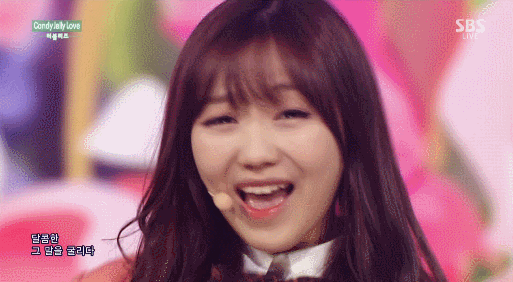 핑크핑크했던 141130 sbs 인기가요 러블리즈 Candy Jelly Love 무대영상 및 움짤 | 인스티즈