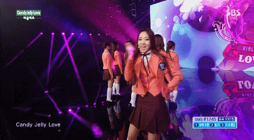 핑크핑크했던 141130 sbs 인기가요 러블리즈 Candy Jelly Love 무대영상 및 움짤 | 인스티즈