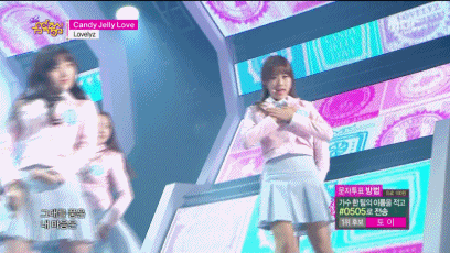 벚꽃처럼 하늘하늘한 의상이 예뻤던 러블리즈 141129 Candy Jelly Love.gif & 교차편집영상 | 인스티즈