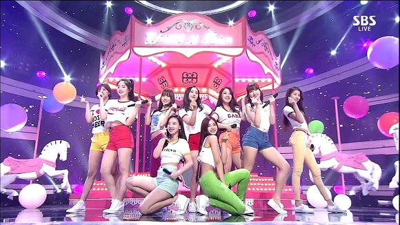 오늘자 트와이스 여자친구 - 소녀시대 Gee | 인스티즈