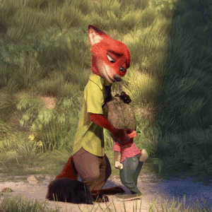 주토피아 닉주디 인간화 송중기 박보영.gif | 인스티즈