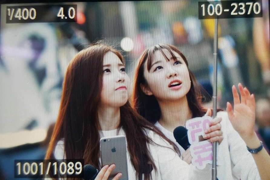 [프로듀스101] 오늘자 홍대 짧게 같은곳에서 불러보는 윤채경... | 인스티즈