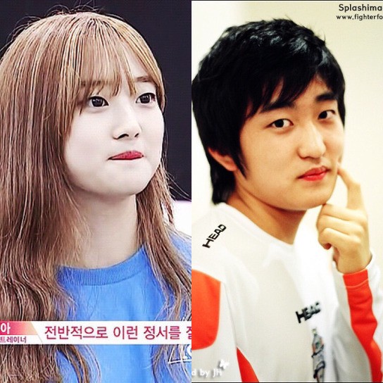 한혜리가 이영호를 닮아서 슬퍼하는 영상을 본 이영호 반응.swf | 인스티즈