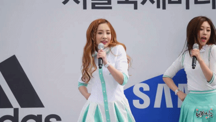 3월 20일 서울 마라톤 대회 러블리즈-ah choo 유지애 직캠(지수의 하극상이 있던 그날...)gif & swf | 인스티즈