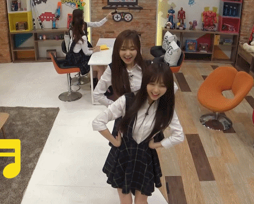 레드벨벳의 Happiness 춤추는 러블리즈 빵떡이과 케이.GIF | 인스티즈